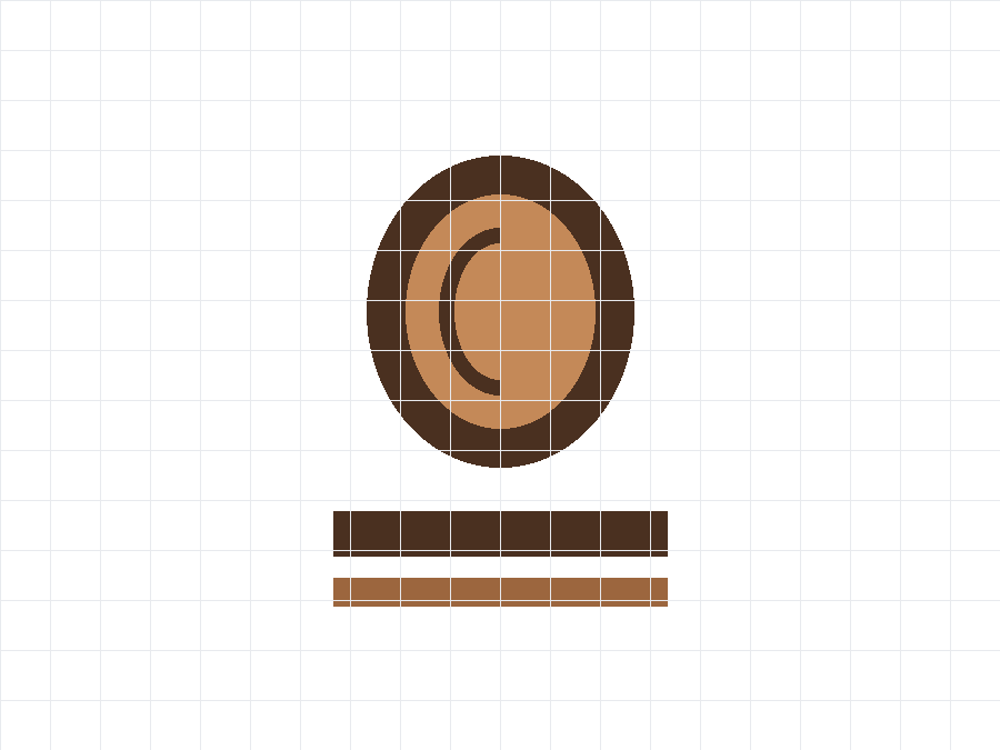 Coffee mark logo — traced output (synthetic sample)